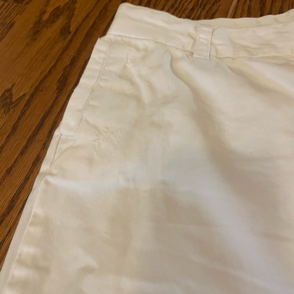 Gap wide leg white chino pants with button fly size 4 - Picture 5 of 5